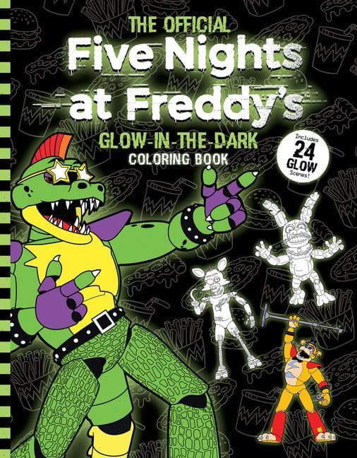 Five Nights at Freddy's Glow in the Dark Coloring Book — Książki FNAF