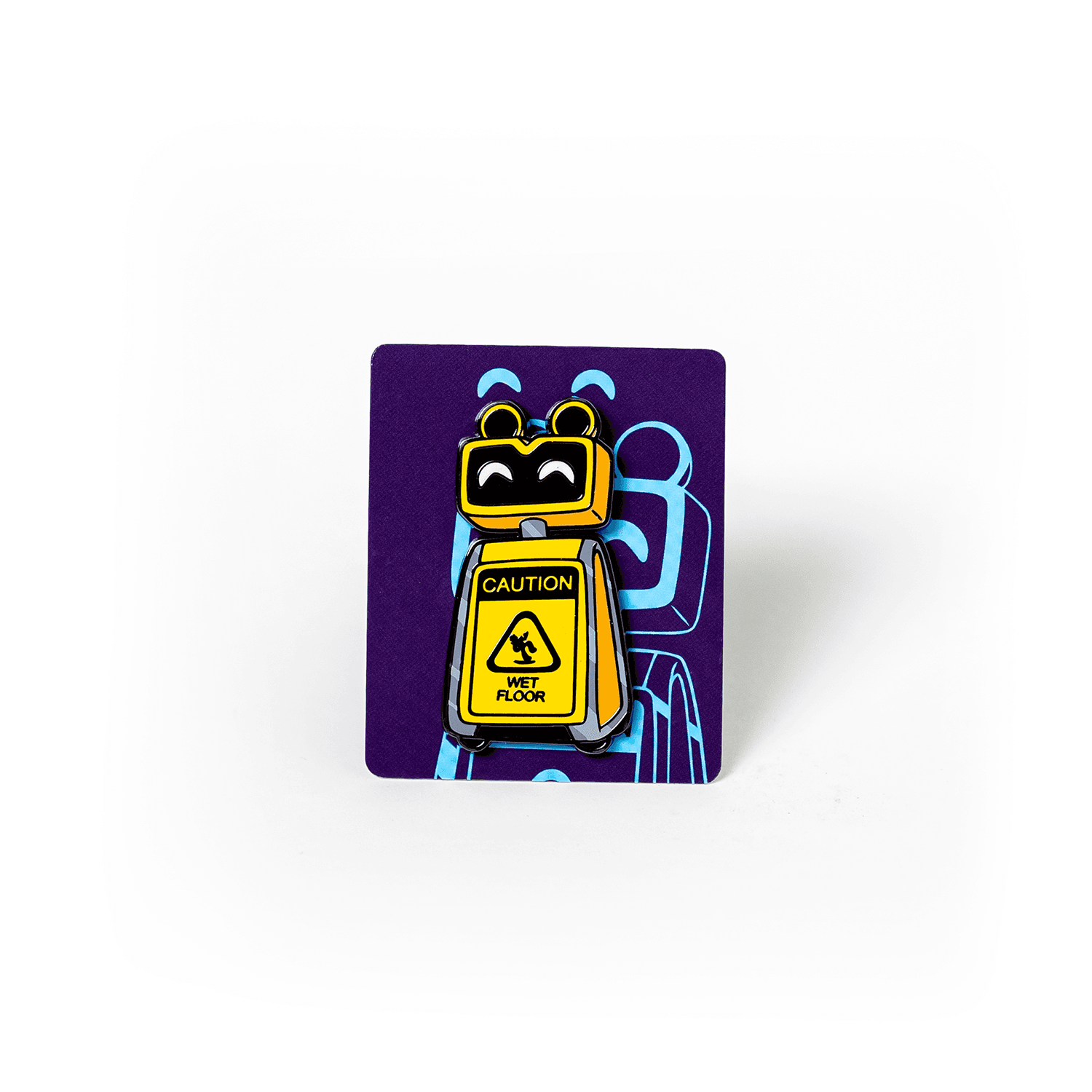 Wet Floor Sign Pin — Gadżety FNAF