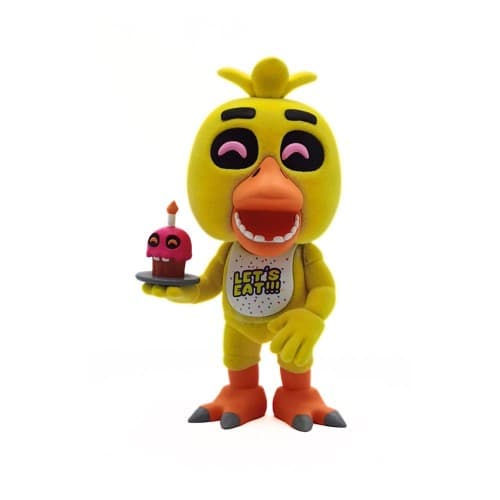 Five Nights at Freddy's Freddy FNAF Chica Flocked 12 cm Figurka Security Breach — Figurki FNAF