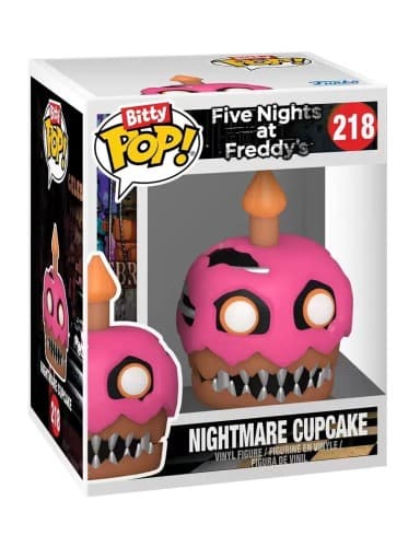FIVE NIGHTS AT FREDDY'S Bitty NIGHTMARE CUPCAKE 2.5cm Funko Pop! FNAF Figurka — Figurki FNAF