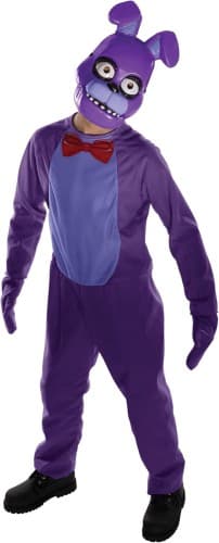 Five nights at freddy's Kostium 8-10 lat BONNIE FNAF Maska Przebranie — Merch FNAF