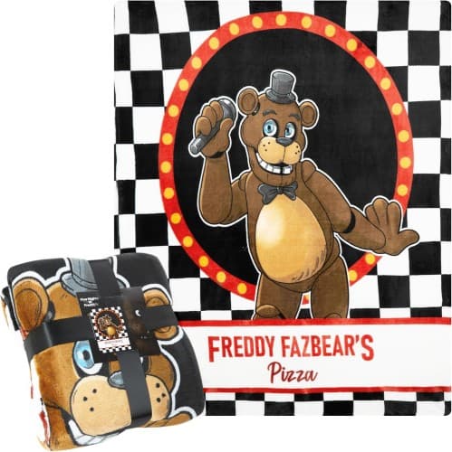 Freddy's koc z polaru 130x150cm, super miękki FNAF Freddy — Figurki FNAF