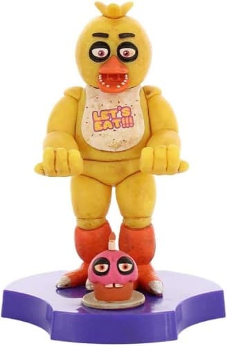 FNAF Toy Chica Stojak słuchawki i Telefon 10cm Podstawka Five Nights at freddy's Figurka — Figurki FNAF