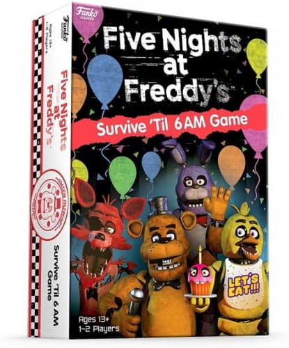 Five Nights at Freddy's Gra Planszowa Funko FNAF polska instrukcja — Figurki FNAF